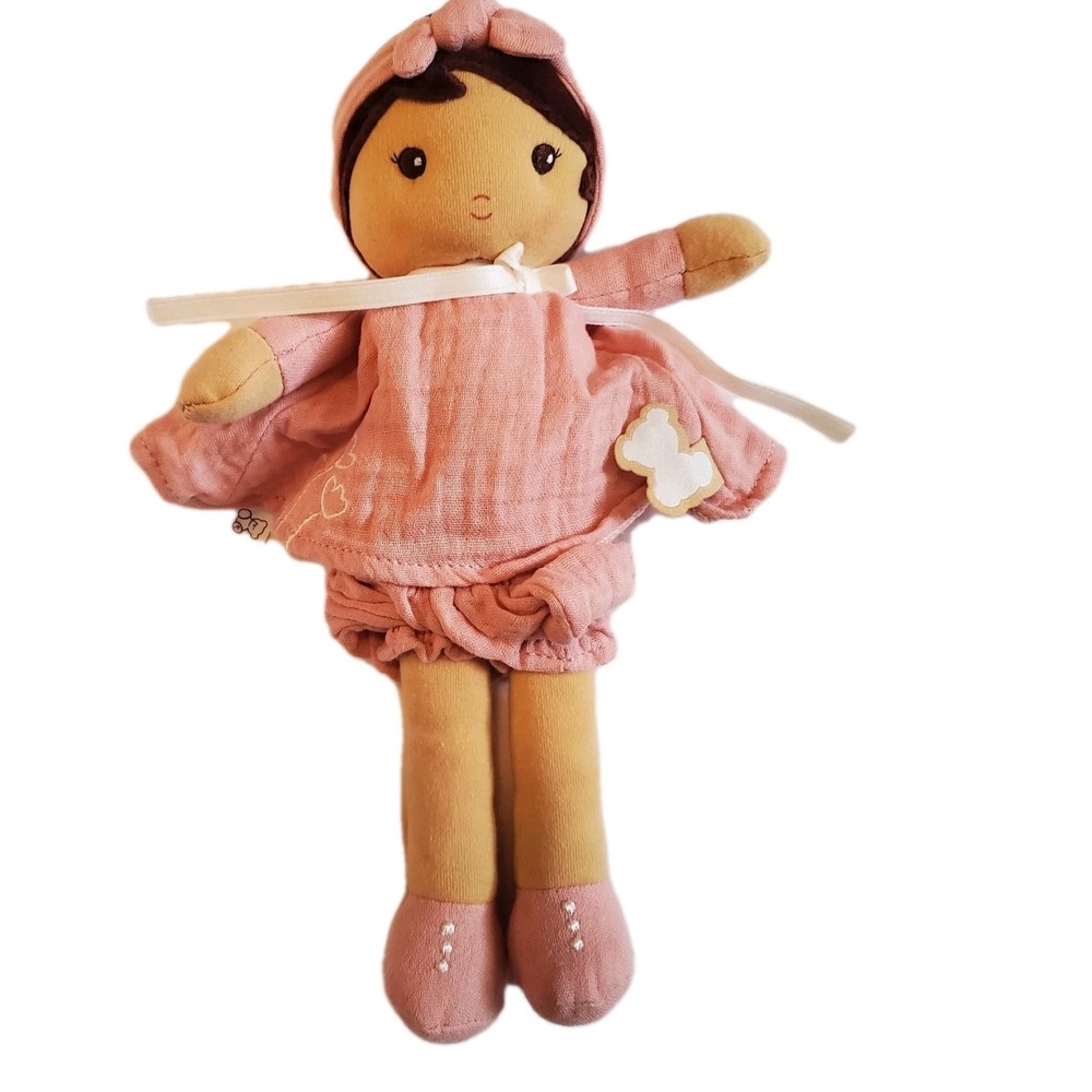KALOO TENDRESSE Amandine MY FIRST FABRIC DOLL PLUSH SOFT TOY Lovey Small